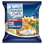Donegal Catch 4 Battered Cod Fillets (400 g)